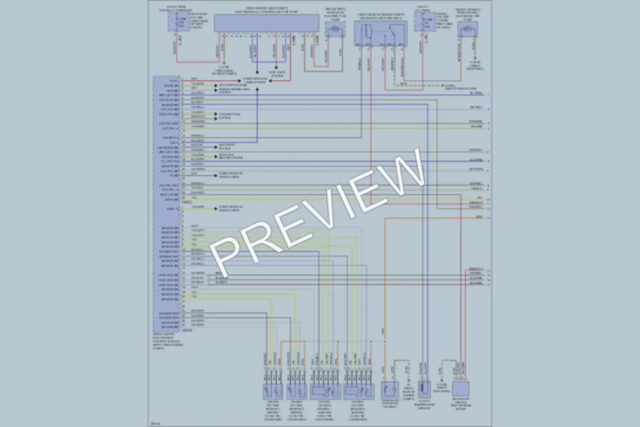 2007 BMW 530xi Engine Performance wiring diagram preview