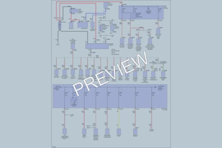 2007 BMW 530xi Power Distribution wiring diagram preview