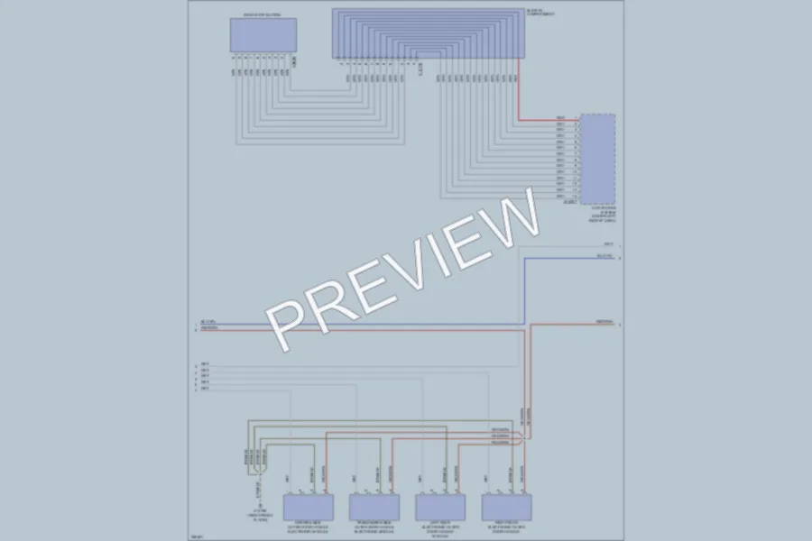 2007 BMW 550i Anti Theft wiring diagram preview