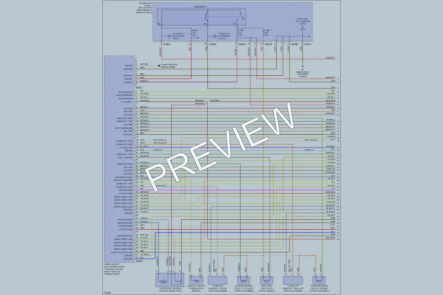 2007 BMW 550i Engine Performance wiring diagram preview