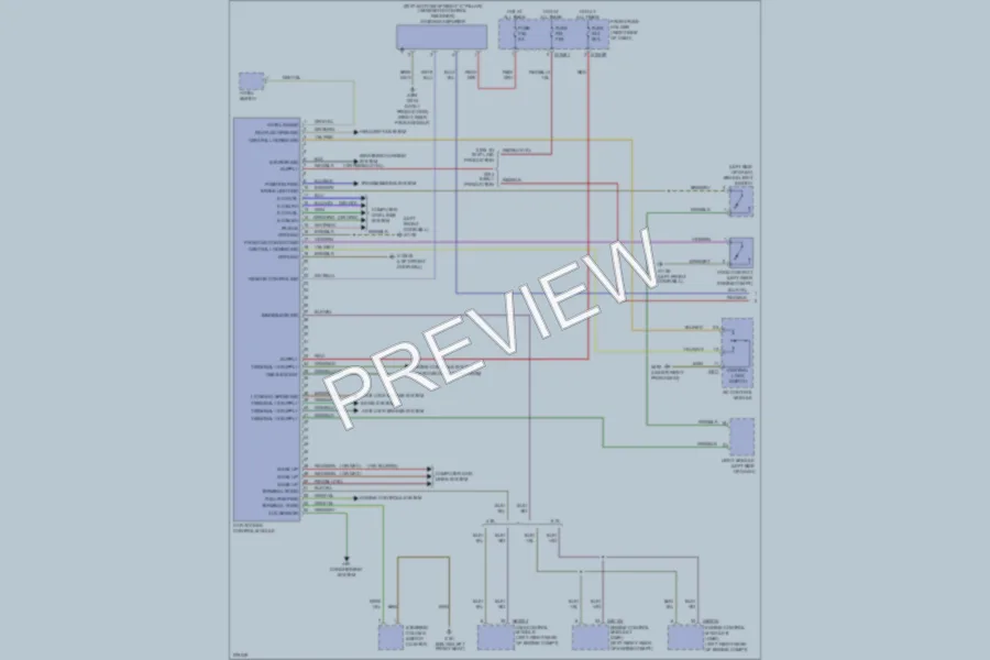 2007 BMW 760Li Anti Theft wiring diagram preview