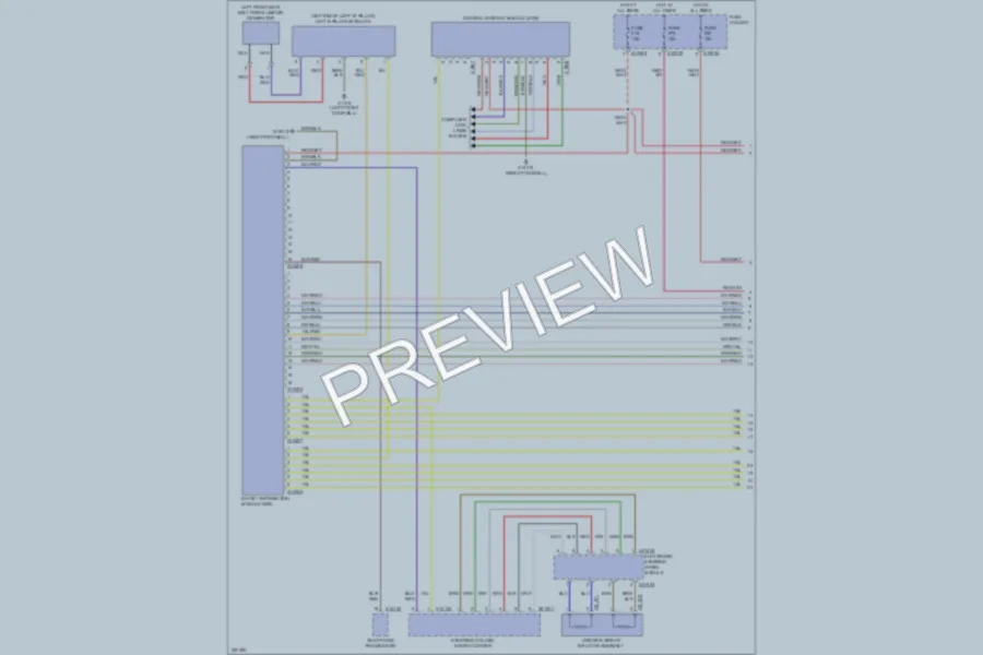 2007 BMW 760Li Supplemental Restraints wiring diagram preview