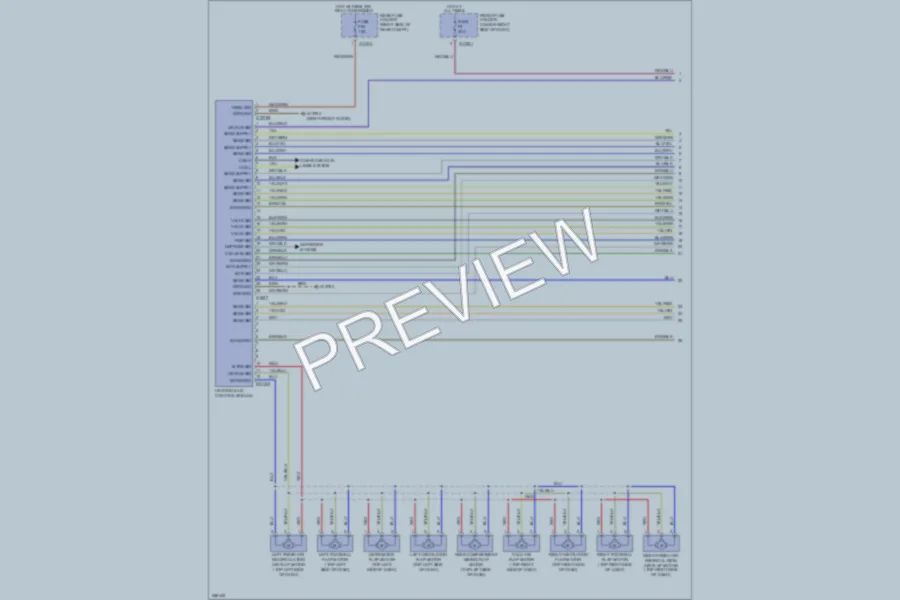 2007 BMW M5 Air Conditioning wiring diagram preview