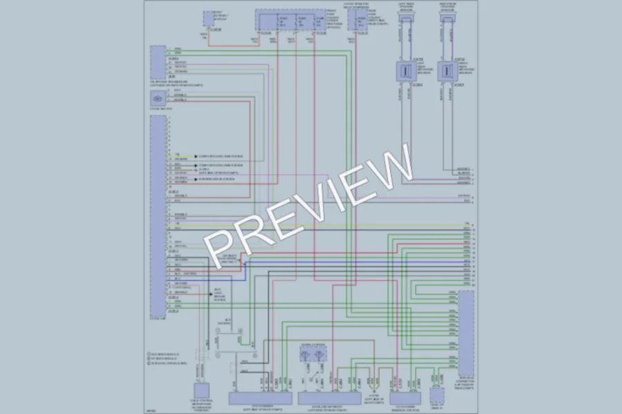 2007 BMW M5 Radio wiring diagram preview