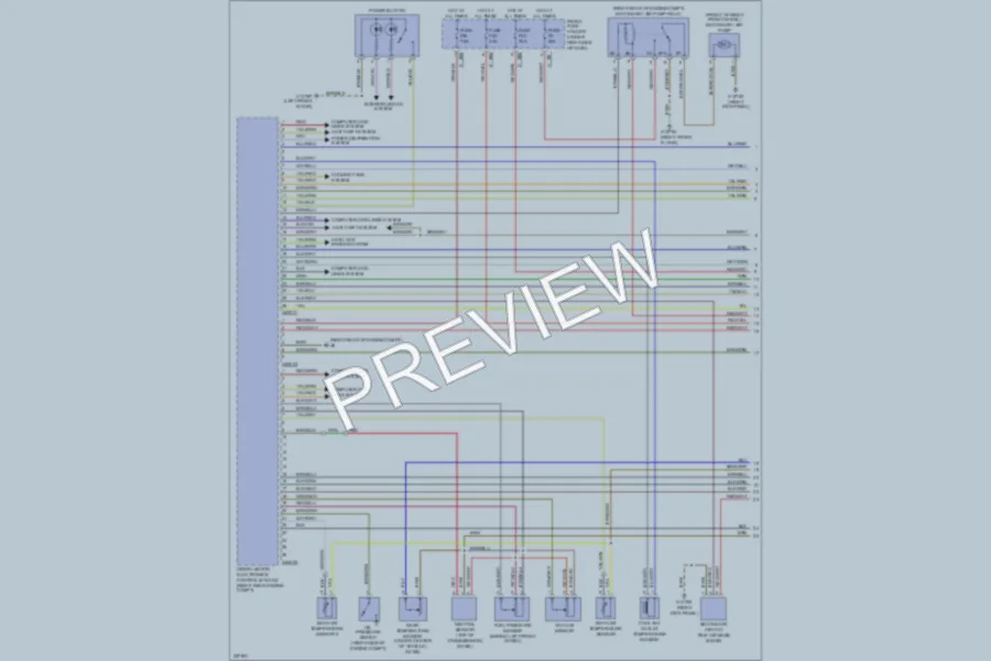 2007 BMW M6 Engine Performance wiring diagram preview