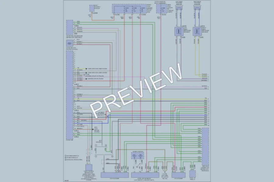 2007 BMW M6 Navigation wiring diagram preview