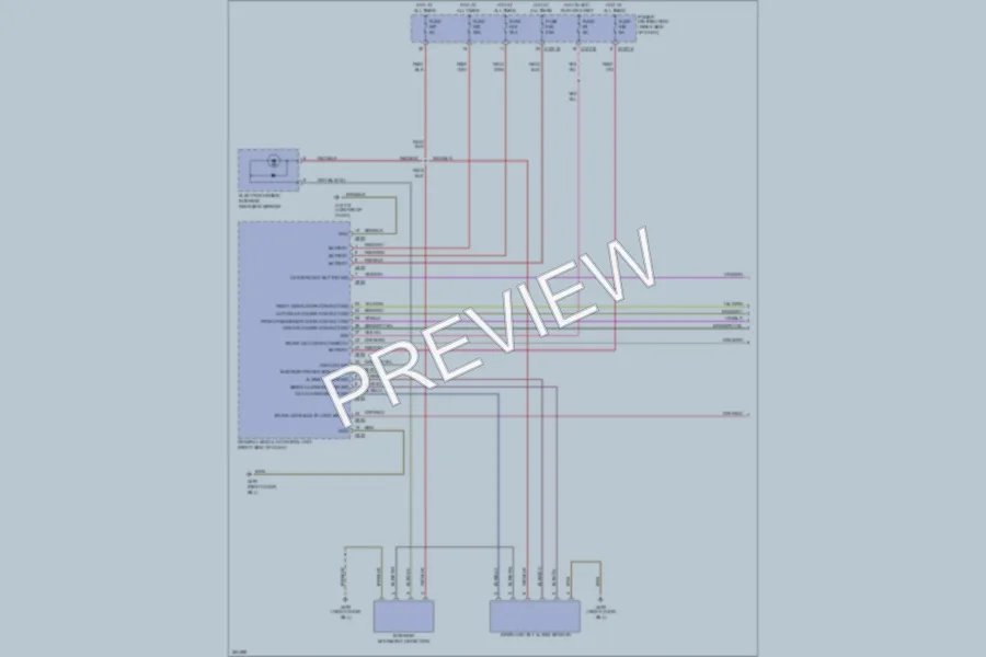 2007 BMW X3 Anti Theft wiring diagram preview