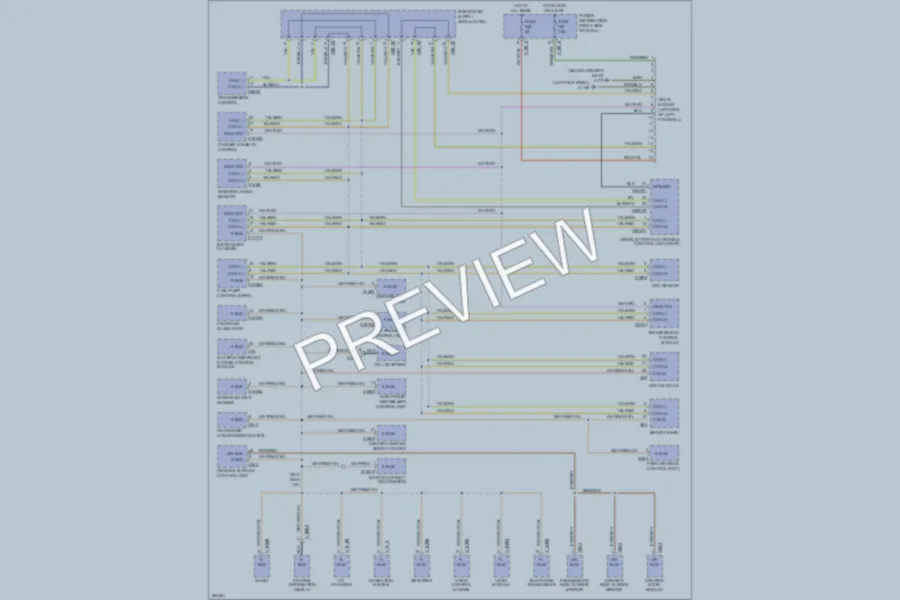 2007 BMW X3 Computer Data Lines wiring diagram preview