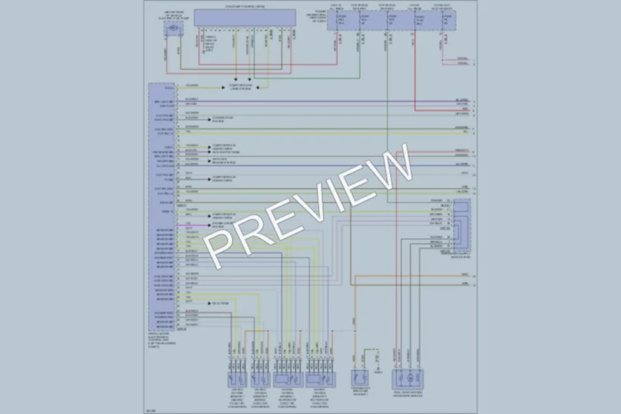 2007 BMW X3 Engine Performance wiring diagram preview