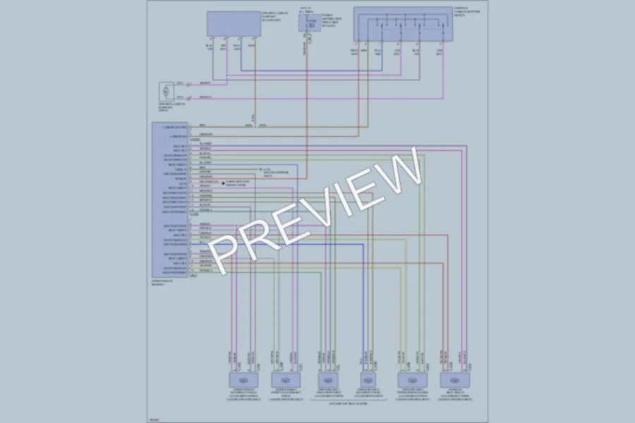 2007 BMW X3 Memory Systems wiring diagram preview
