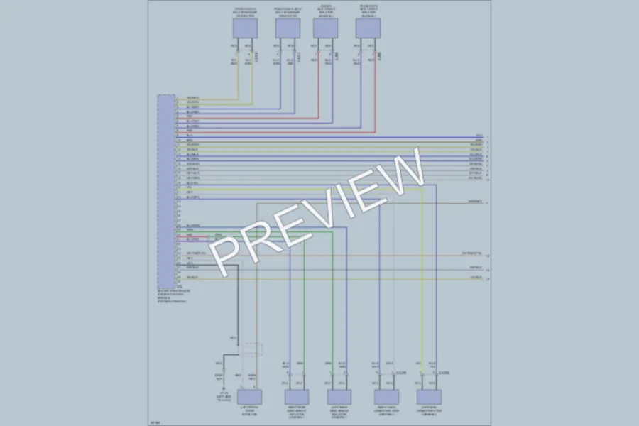 2007 BMW X3 Supplemental Restraints wiring diagram preview