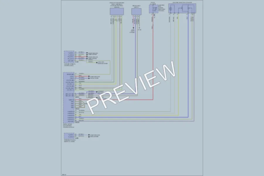 2007 BMW X5 Cruise Control wiring diagram preview