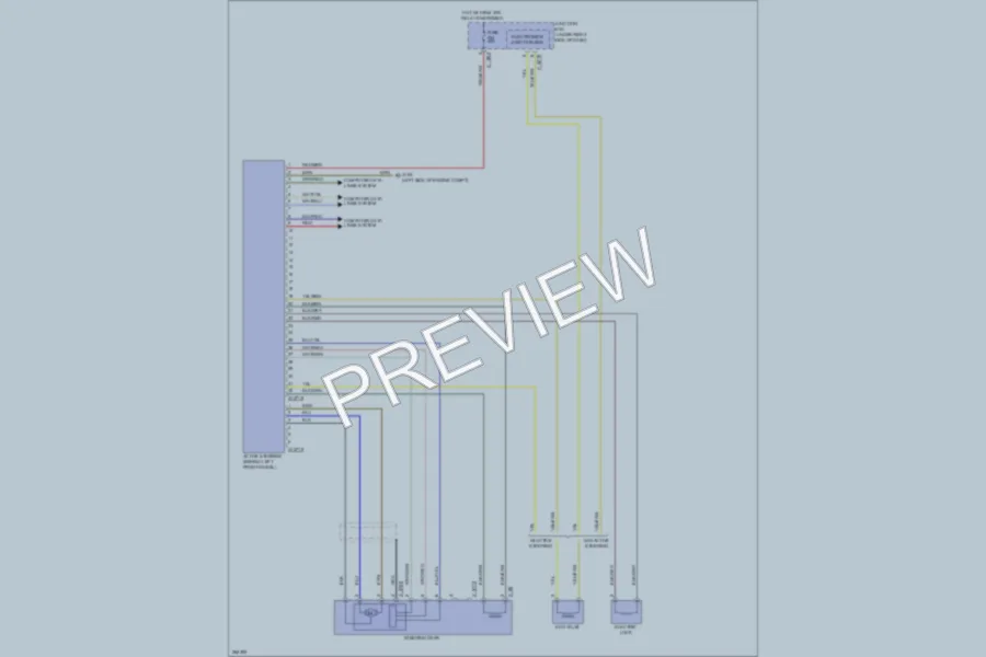 2007 BMW X5 Electronic Power Steering wiring diagram preview