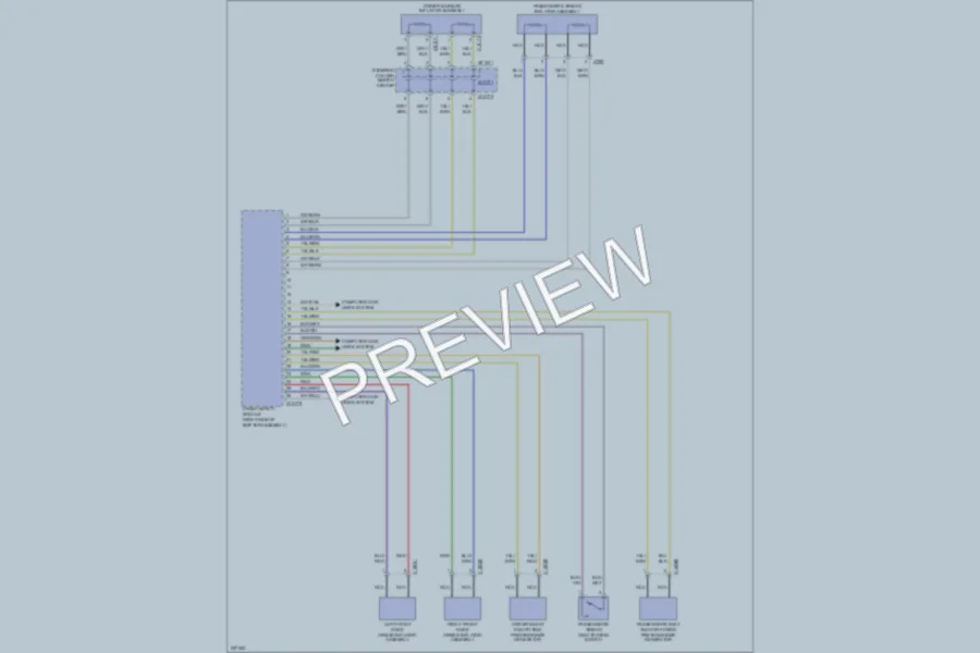 2007 BMW X5 Supplemental Restraints wiring diagram preview