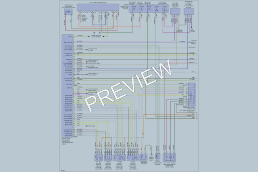 2007 BMW Z4 Engine Performance wiring diagram preview