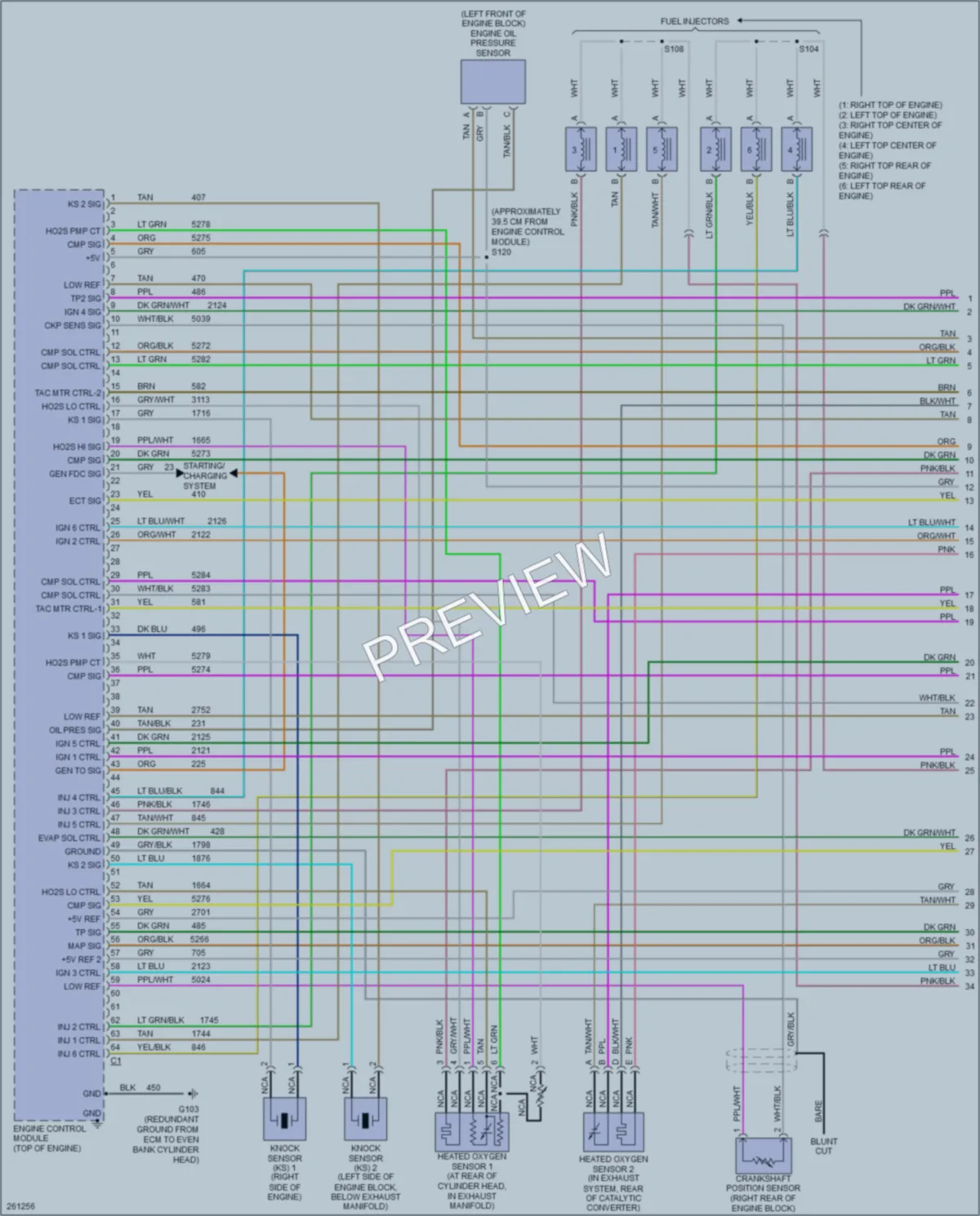2007 Buick LaCrosse Engine Performance wiring diagram preview