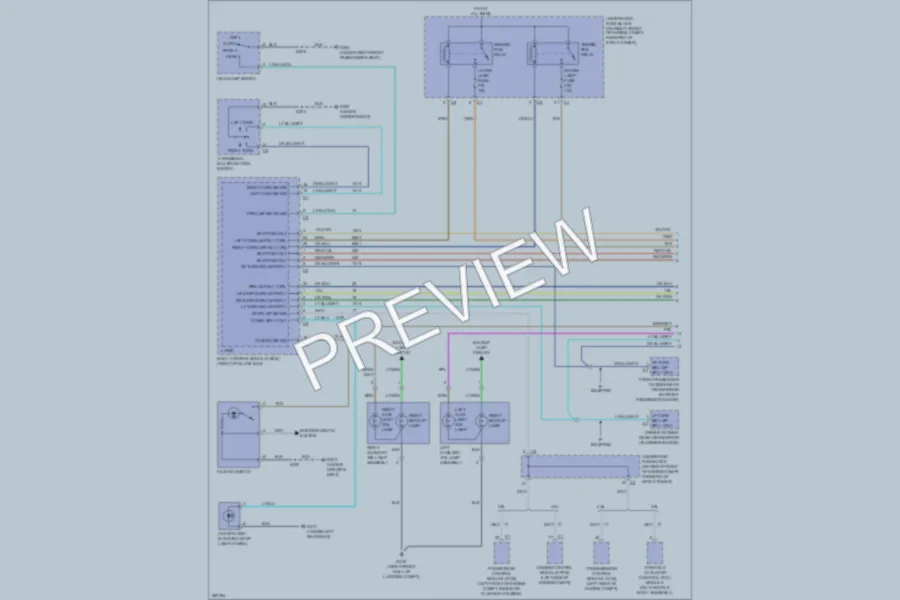 2007 Buick Lucerne Exterior Lights wiring diagram preview