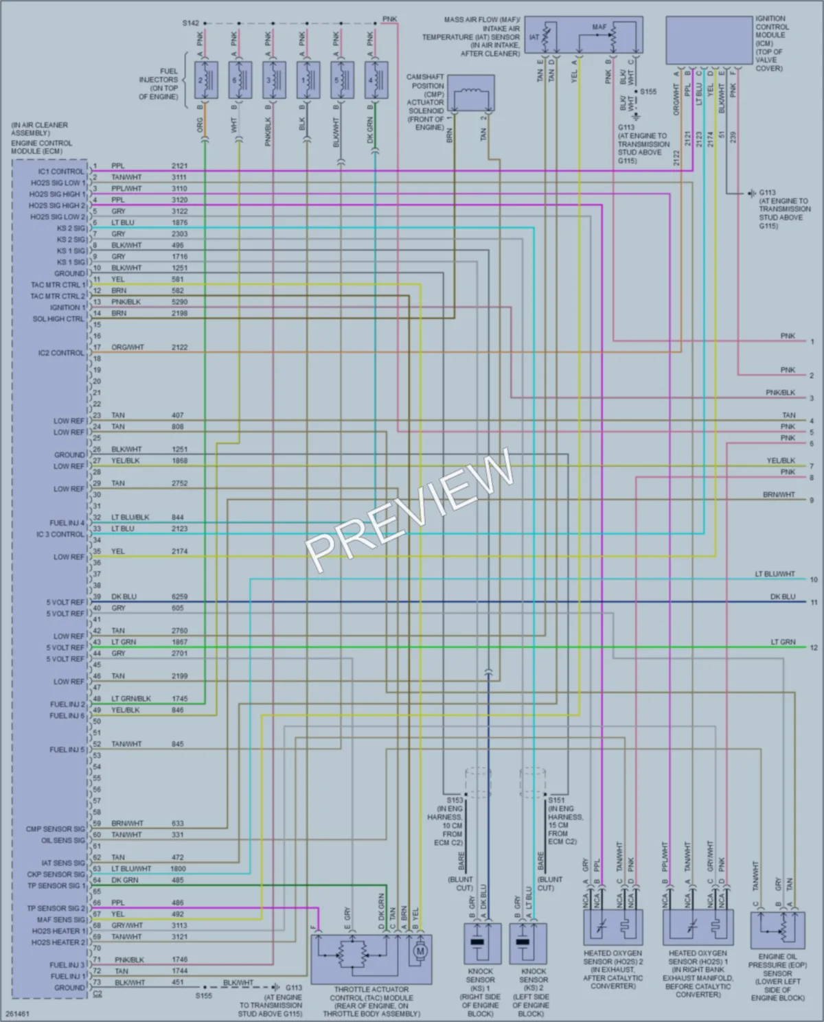 2007 Buick Terraza Engine Performance wiring diagram preview