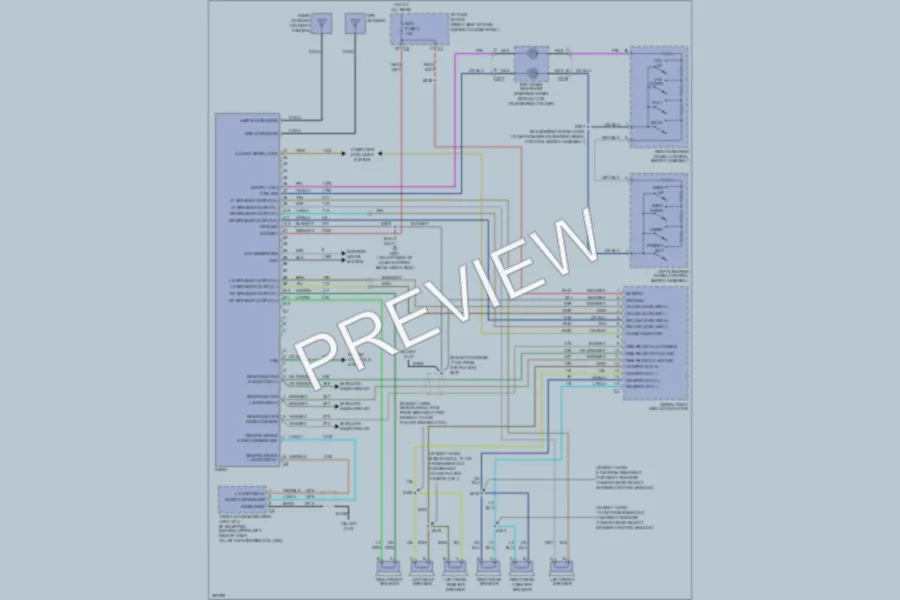 2007 Buick Terraza Radio wiring diagram preview