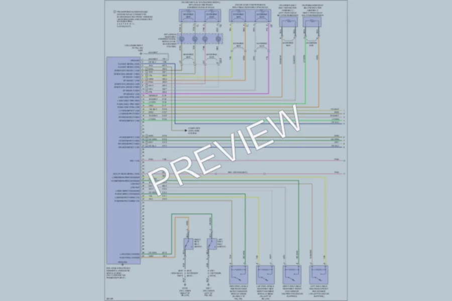 2007 Buick Terraza Supplemental Restraints wiring diagram preview