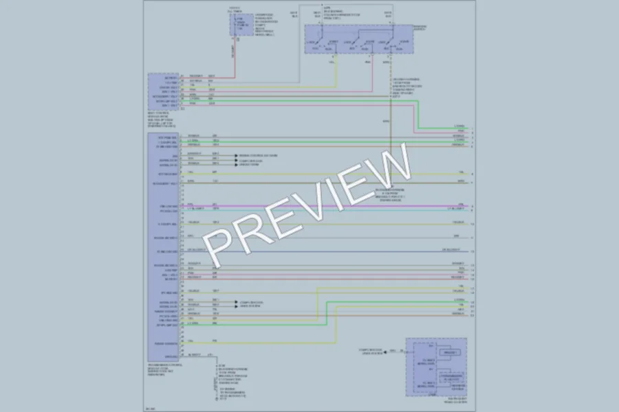 2007 Buick Terraza Transmission wiring diagram preview