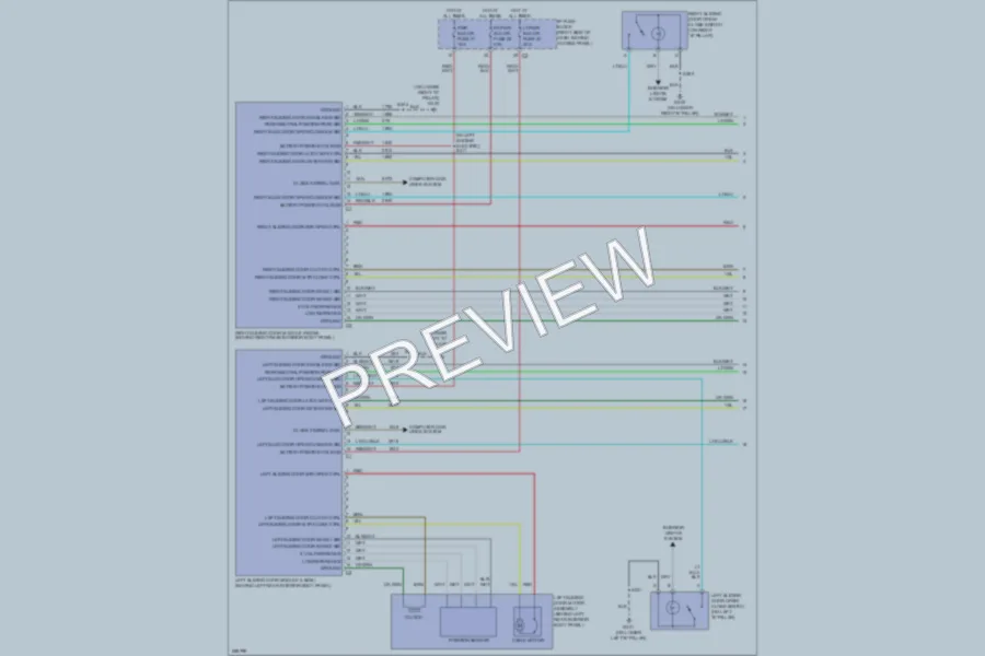 2007 Buick Terraza Trunk Tailgate Fuel Door wiring diagram preview