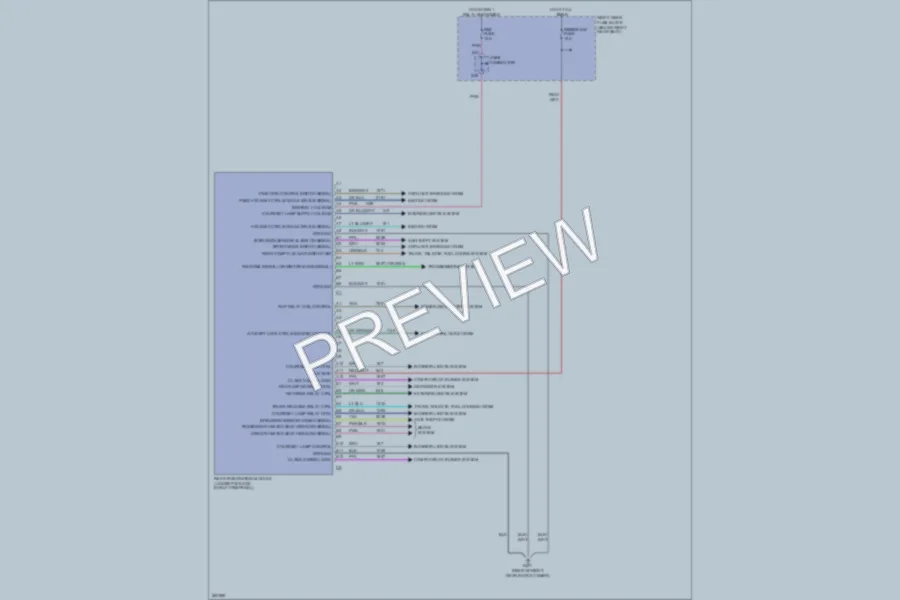 2007 Cadillac CTS Body Control Modules wiring diagram preview