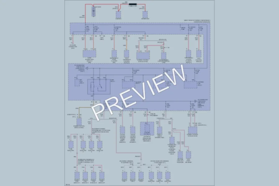 2007 Cadillac CTSV Power Distribution wiring diagram preview