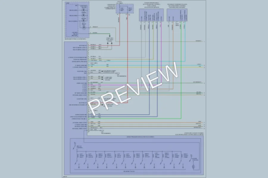 2007 Cadillac DTS Anti Lock Brakes wiring diagram preview