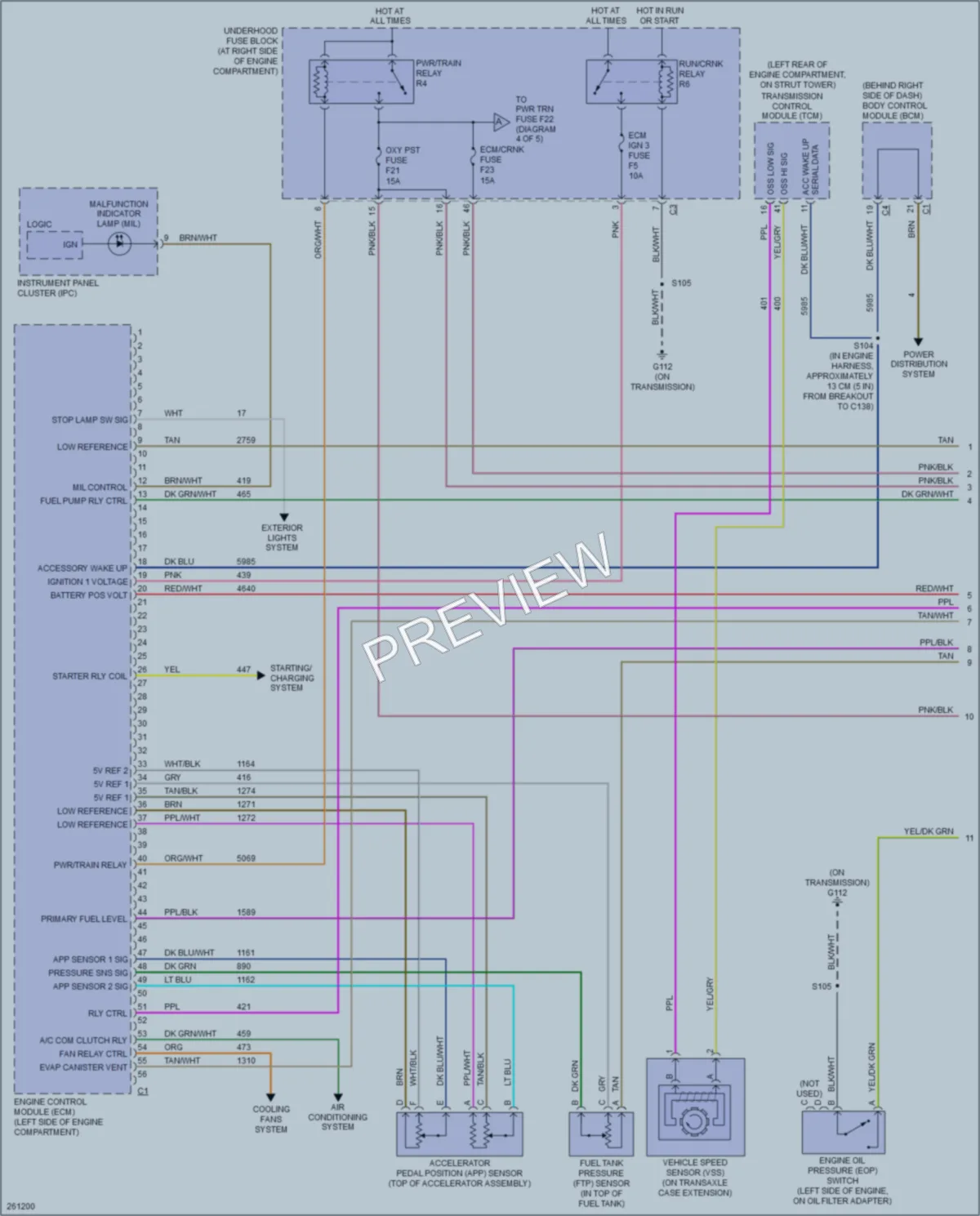 2007 Cadillac DTS Engine Performance wiring diagram preview