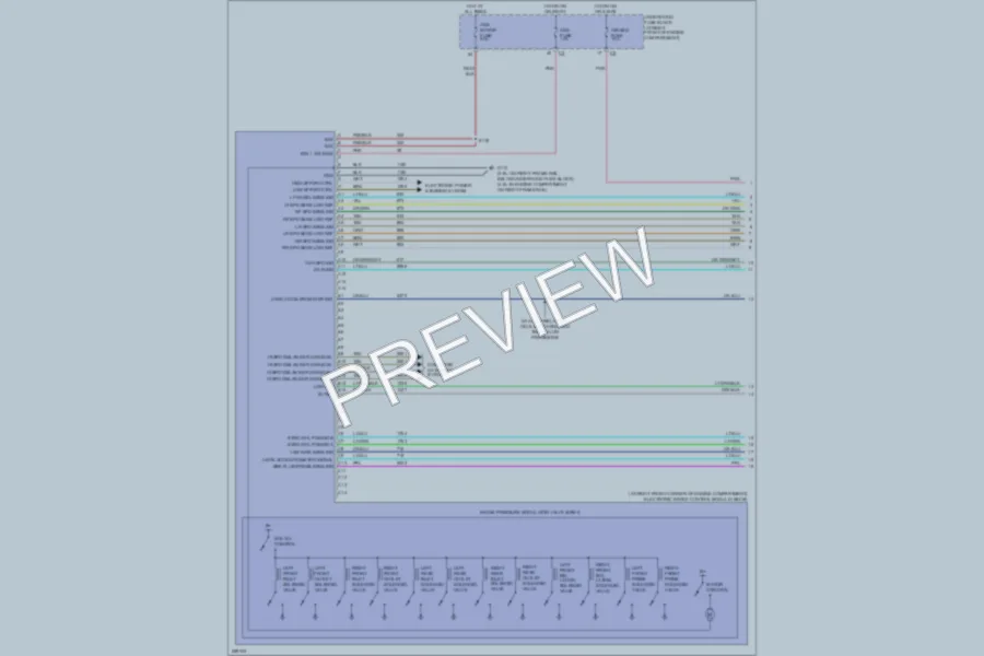 2007 Cadillac SRX Anti Lock Brakes wiring diagram preview