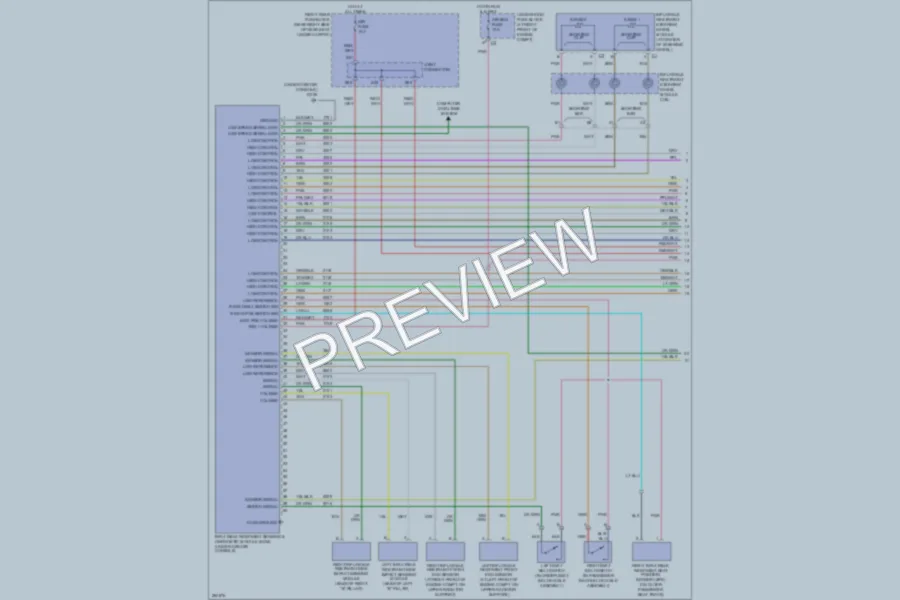 2007 Cadillac SRX Supplemental Restraints wiring diagram preview