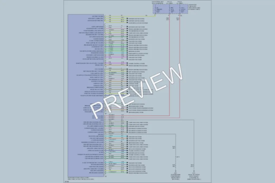 2007 Cadillac STS Body Control Modules wiring diagram preview