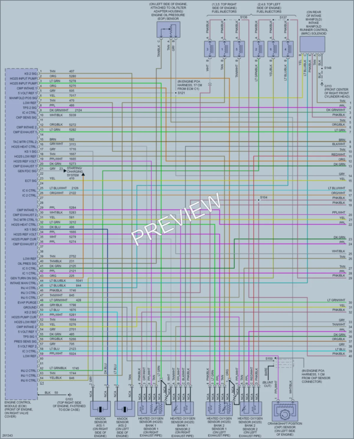 2007 Cadillac STSV Engine Performance wiring diagram preview