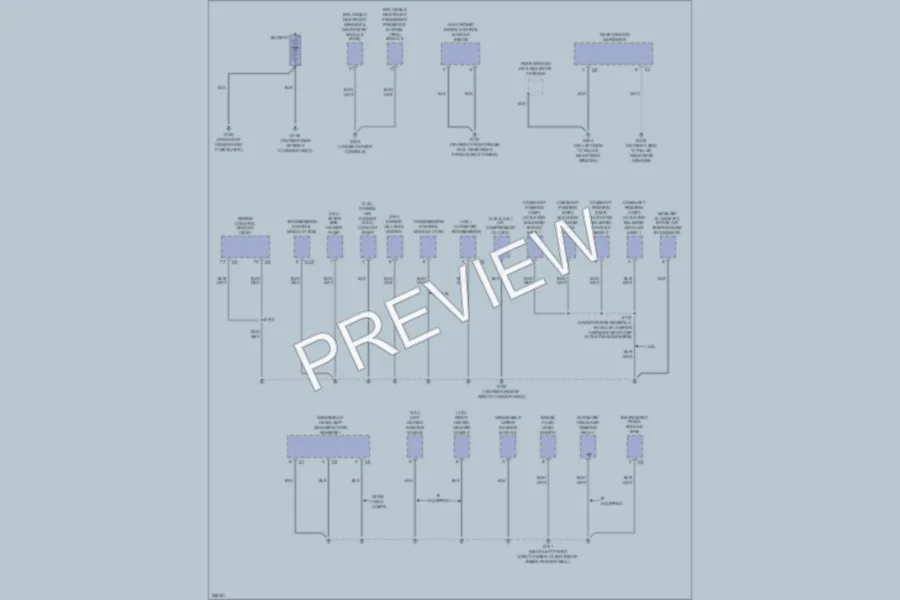 2007 Cadillac STSV Ground Distribution wiring diagram preview