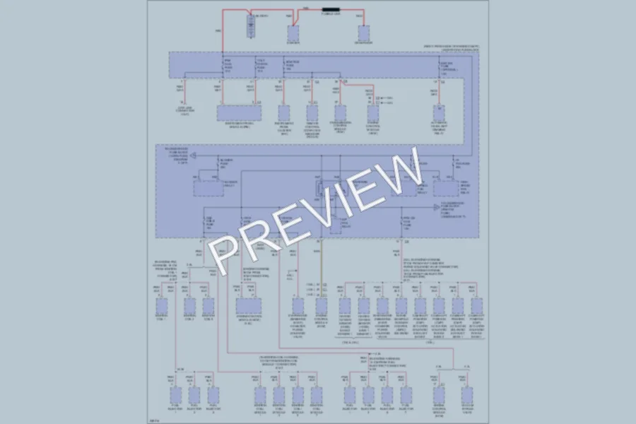 2007 Cadillac STSV Power Distribution wiring diagram preview