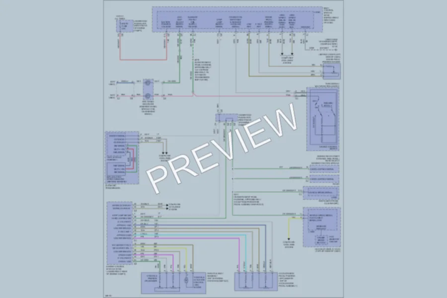 2007 Cadillac XLR Cruise Control wiring diagram preview