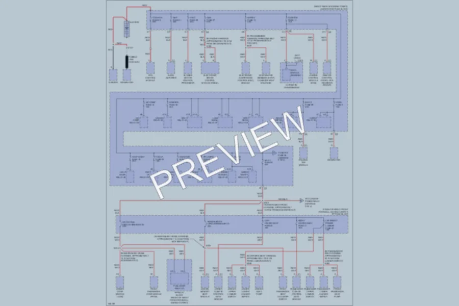 2007 Cadillac XLR Power Distribution wiring diagram preview