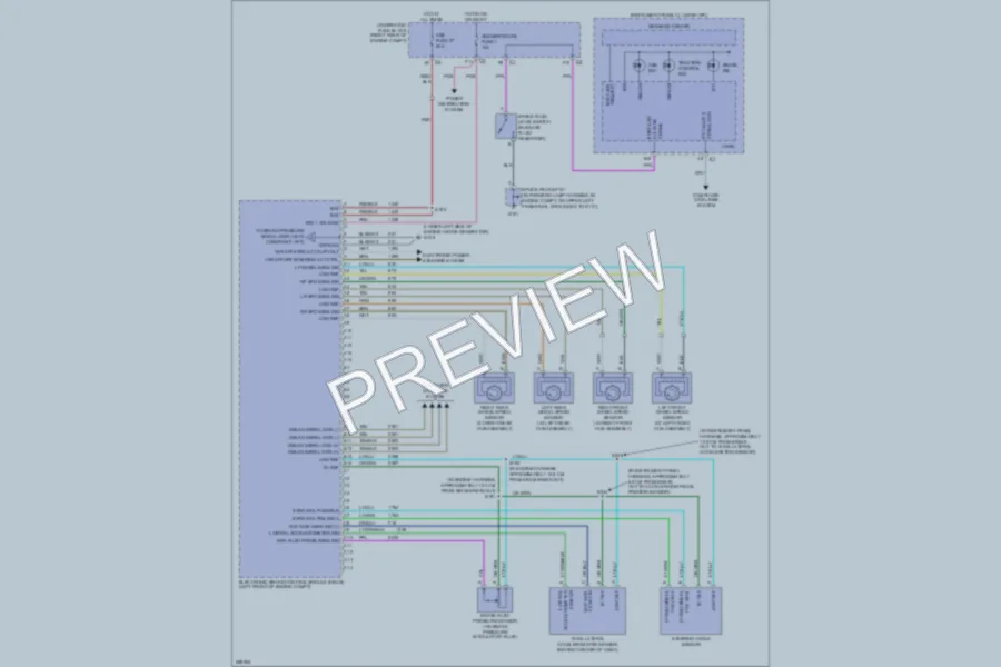 2007 Cadillac XLRV Anti Lock Brakes wiring diagram preview