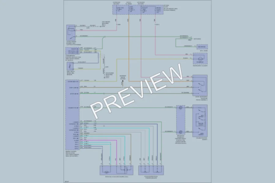 2007 Chevrolet Aveo Cruise Control wiring diagram preview
