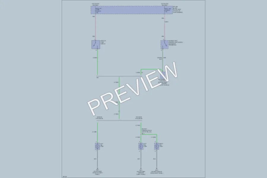 2007 Chevrolet Aveo5 Exterior Lights wiring diagram preview