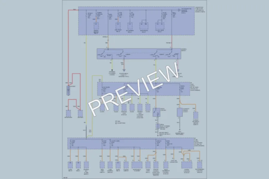 2007 Chevrolet Aveo5 Power Distribution wiring diagram preview