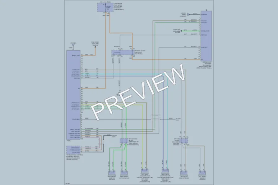 2007 Chevrolet 1500 Hd Radio wiring diagram preview