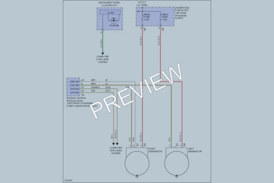 2007 Chevrolet 2500 Hd Starting Charging wiring diagram preview