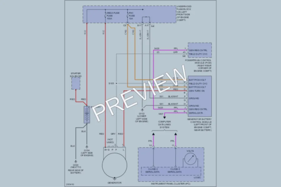 2007 Chevrolet Colorado Starting Charging wiring diagram preview