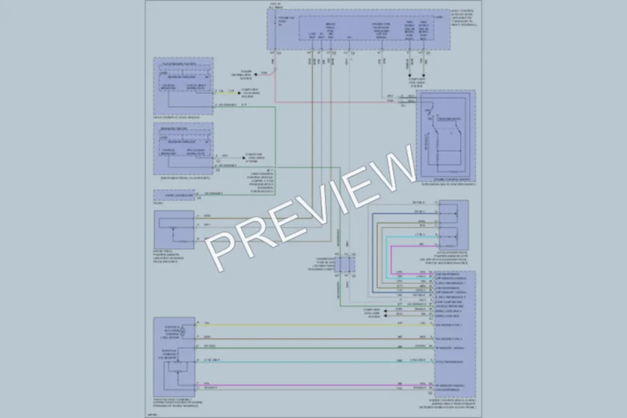 2007 Chevrolet Corvette Cruise Control wiring diagram preview
