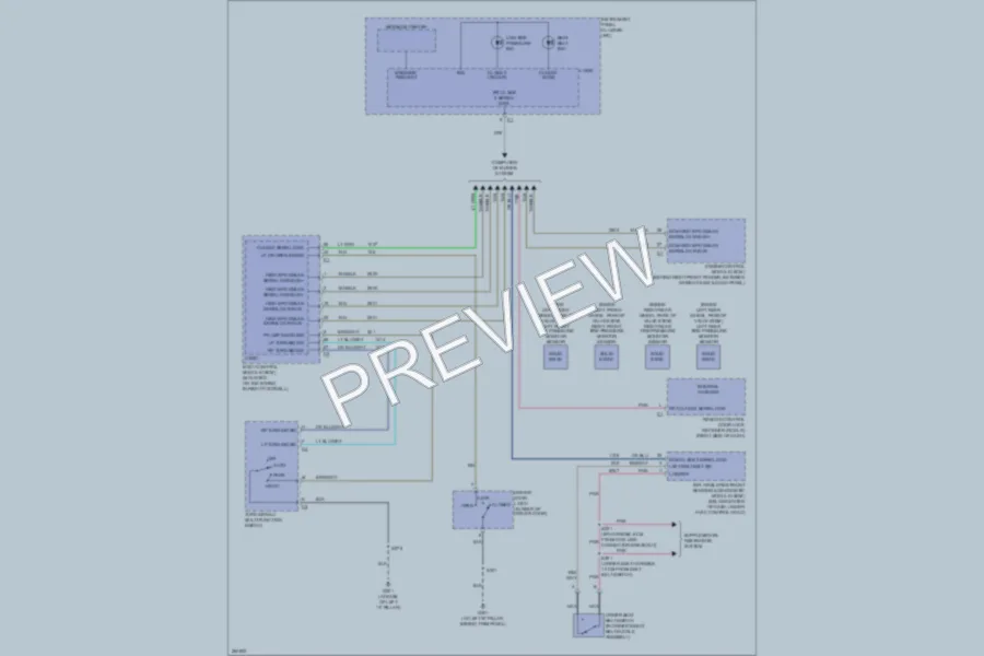 2007 Chevrolet Corvette Warning Systems wiring diagram preview