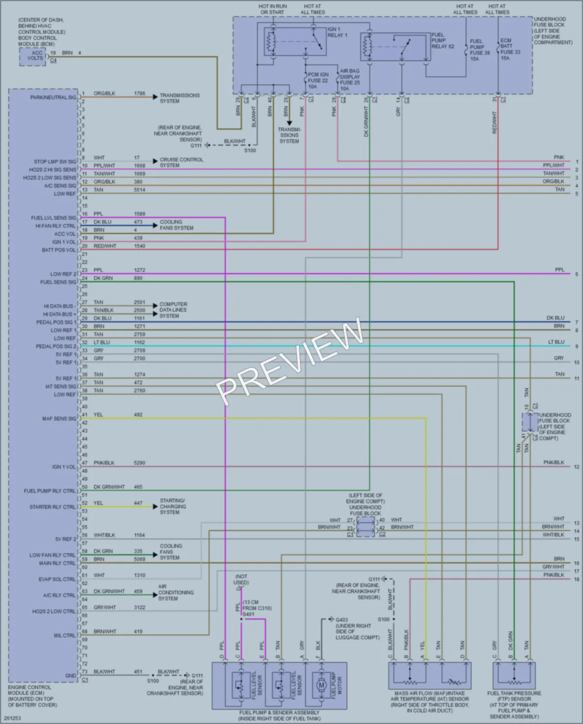 2007 Chevrolet Equinox Engine Performance wiring diagram preview