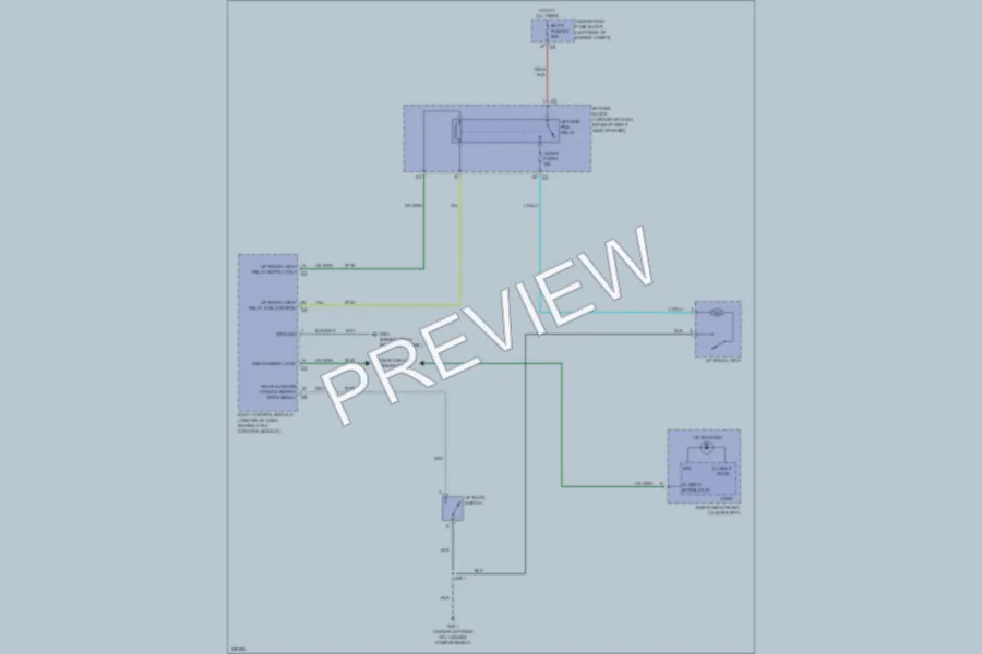 2007 Chevrolet Equinox Trunk Tailgate Fuel Door wiring diagram preview