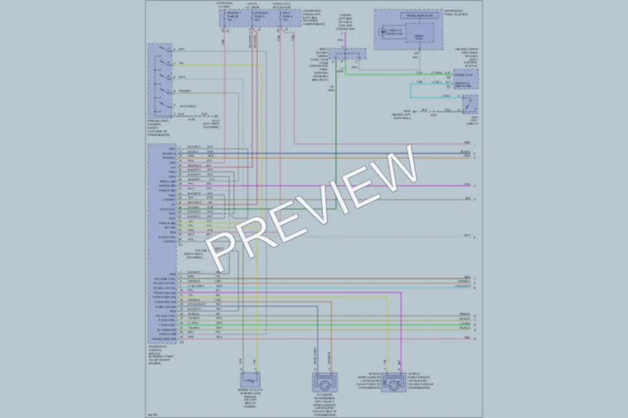 2007 Chevrolet G1500 Transmission wiring diagram preview